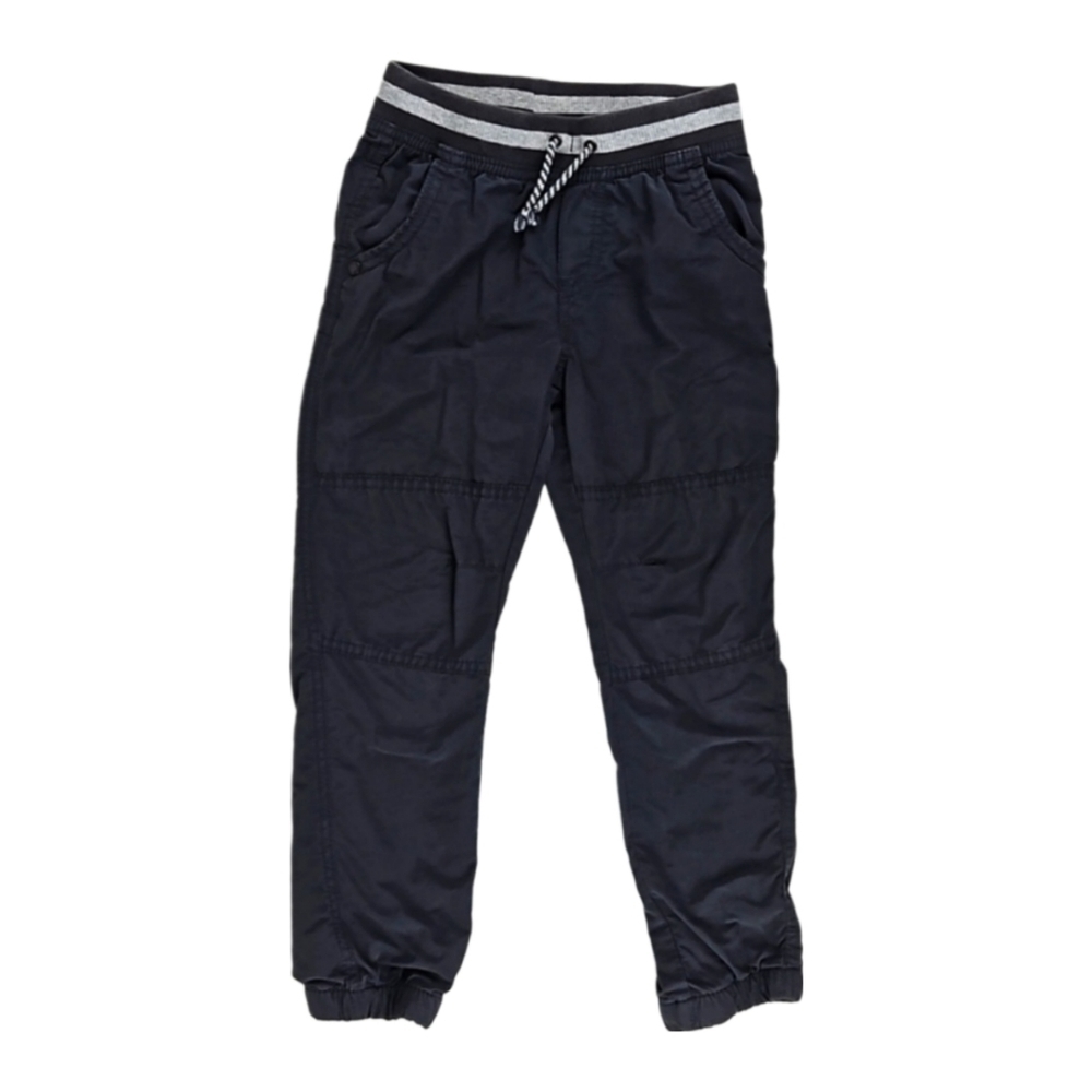Fleece Lined Elastic Waist Cozy Joggers Pants, Gray, 5T Toddler